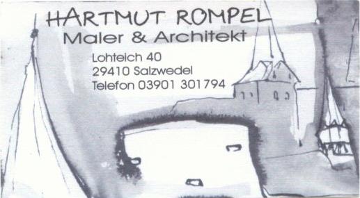 Visitenkarte von Hartmut Rompel